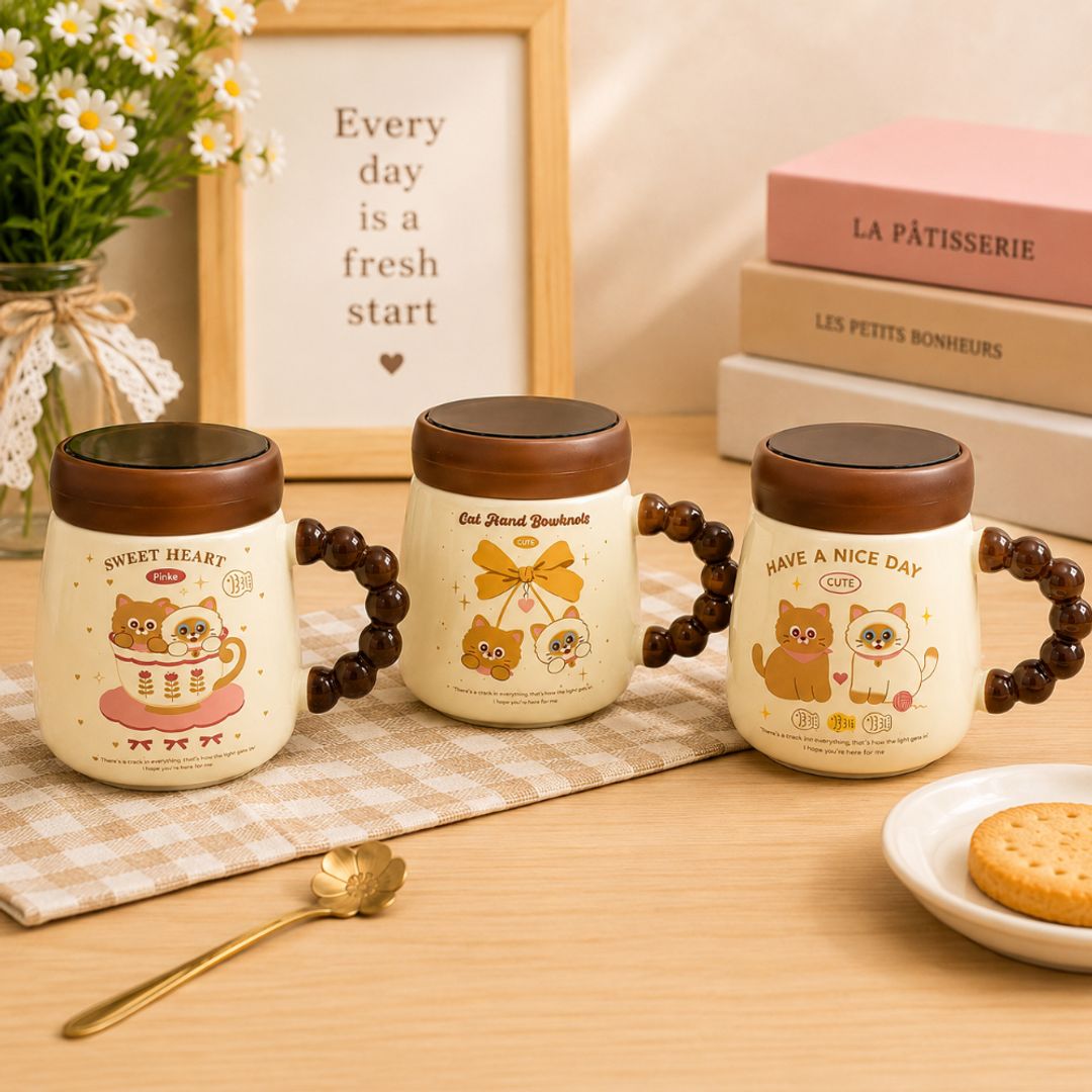 Mug cerámico gatitos 