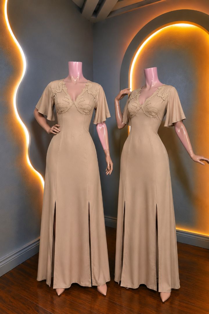 VESTIDO CON MANGA