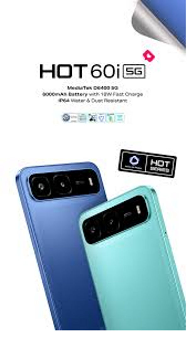 CEL INFINIX HOT 60i /8GB RAM/256 GB