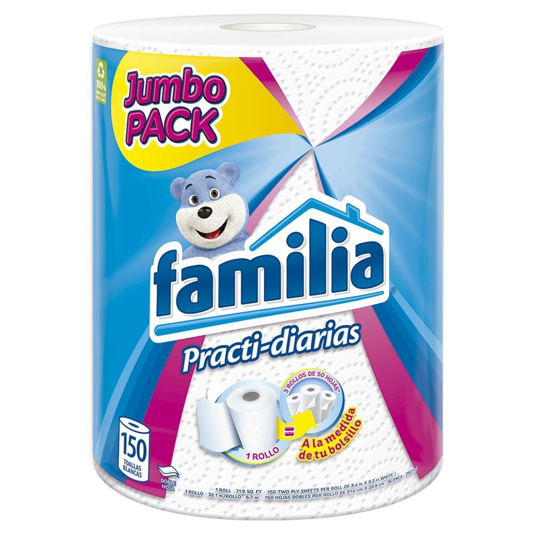 N. TOALLA COCINA FAMILIA JUMBO PACK X 150 HOJAS