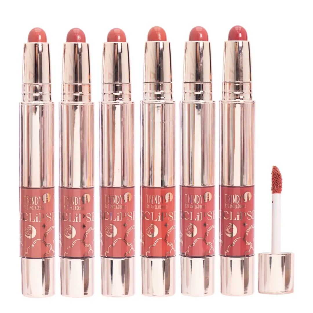 Labial Doble Barra y Gloss Eclipse
