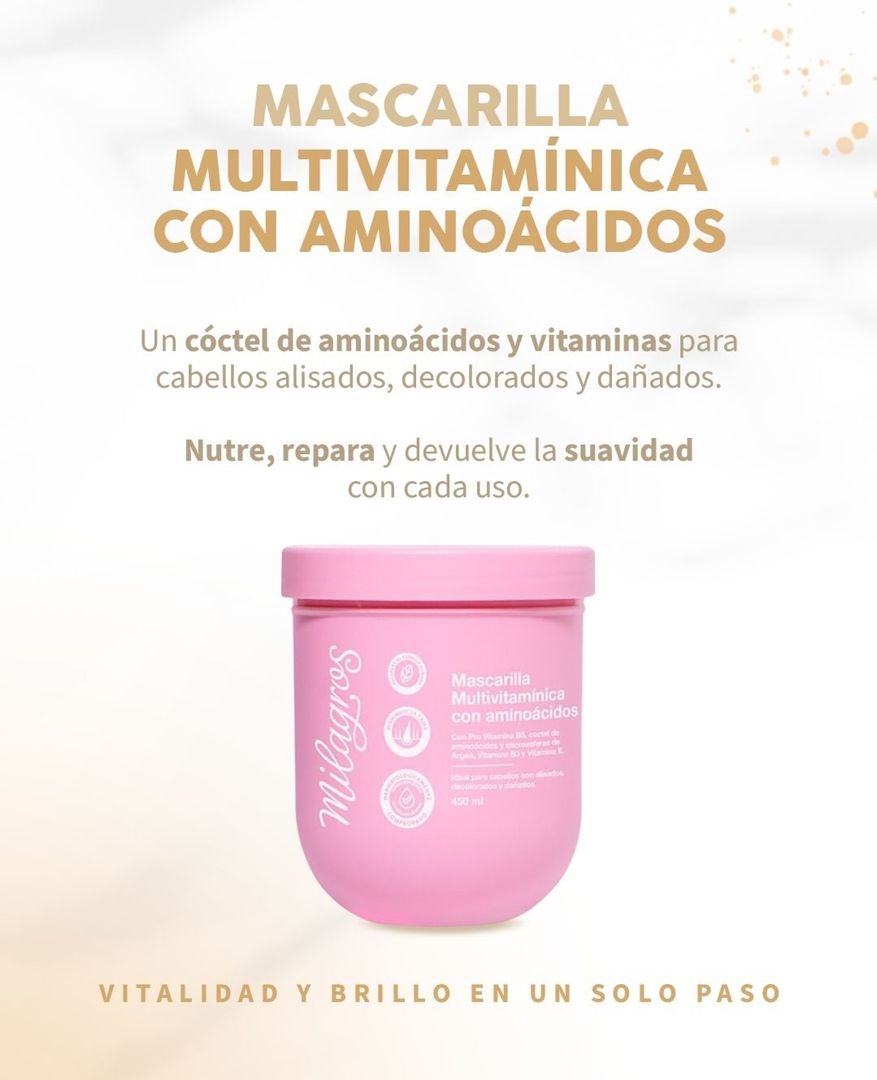 Mascarillas capilares Milagros