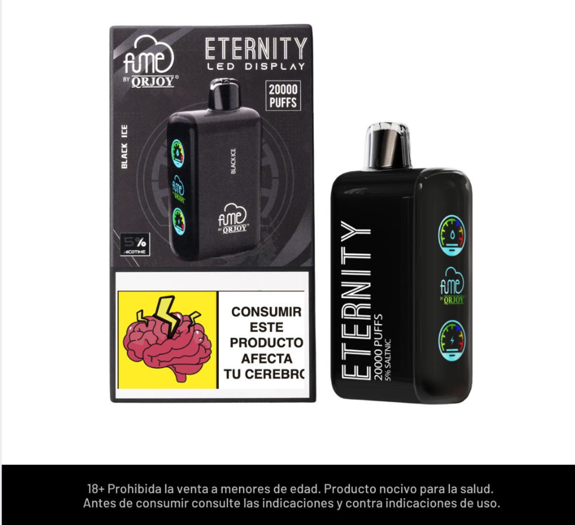 Fume Eternity Black Ice 20.000 Puffs
