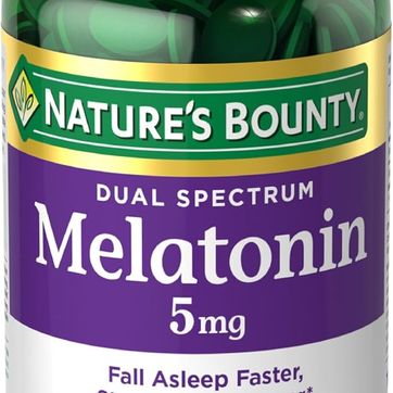 Melatonina 5 mg Espectro Dual 60 CAP Nature Bounty - imagen 1
