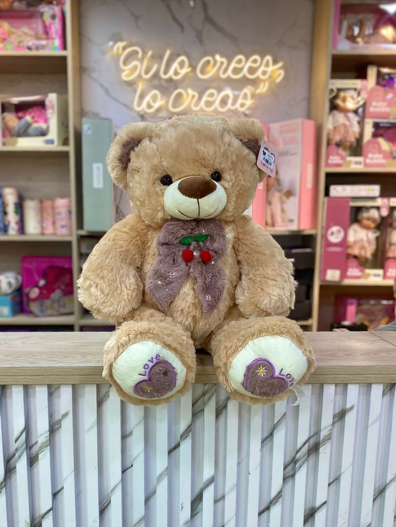 OSO MOÑO CEREZA - 45 cm 