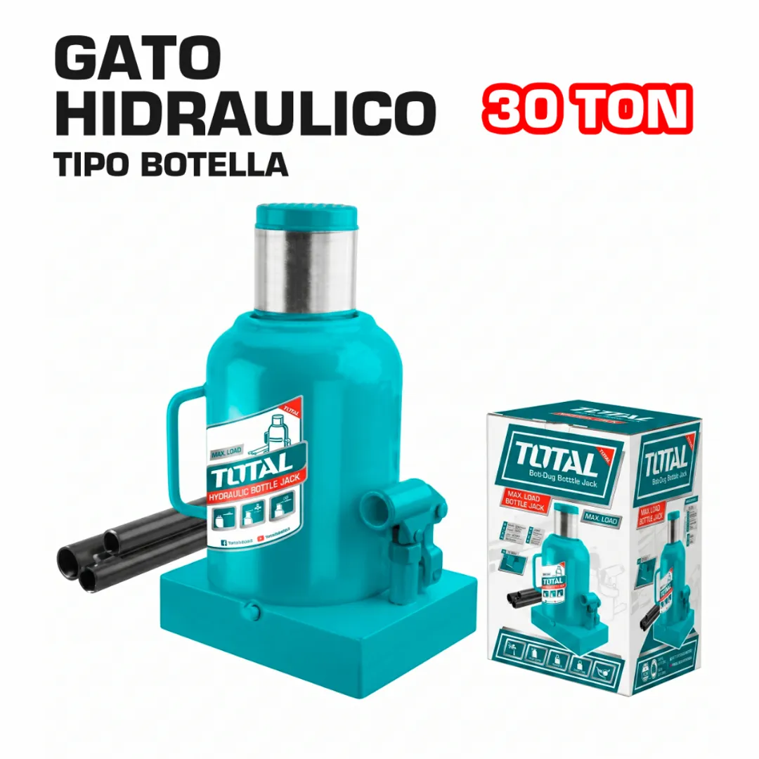 GATO HIDRAULICO TIPO BOTELLA 30 TONELADAS TOTAL