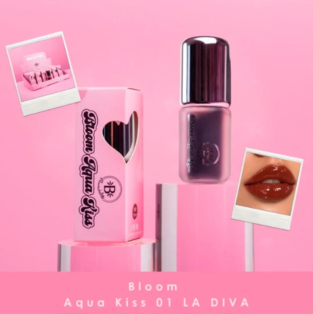 BRILLO LABIAL BLOOM AGUA KISS BLOOMSHELL