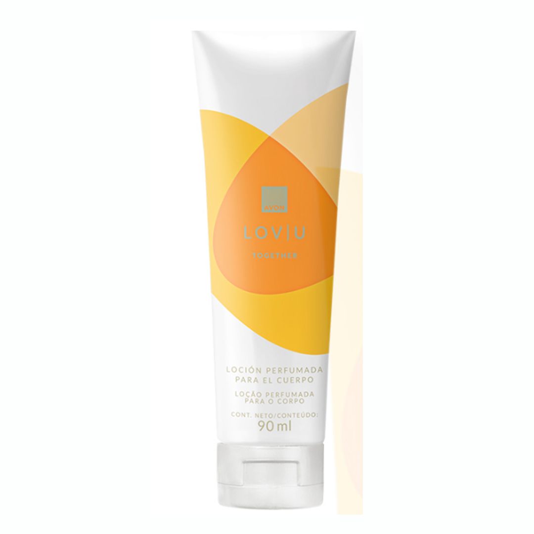 CREMA CORPORAL PERFUMADA LOV U CONNECTED AVON 90 ML