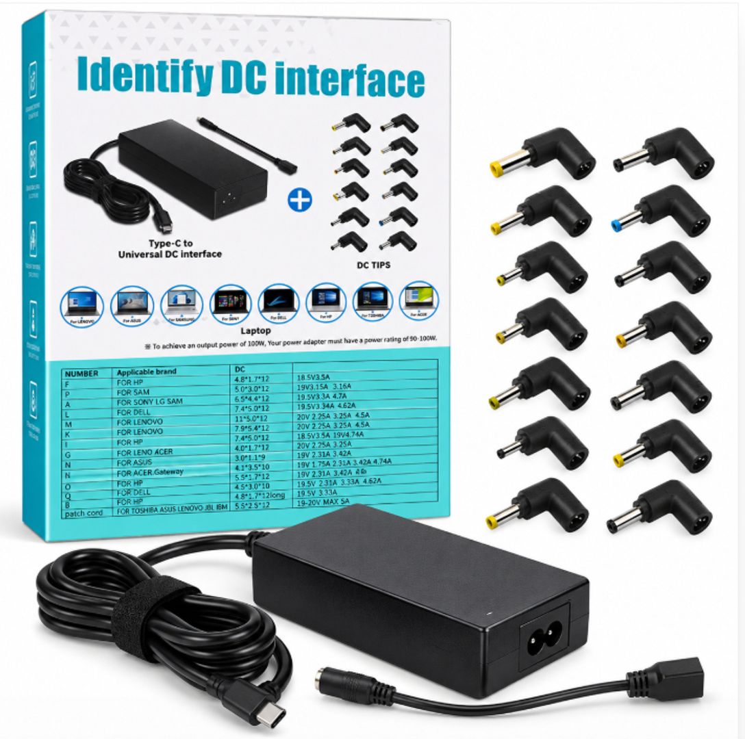 kit de adaptador de corriente universal para portátil