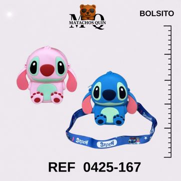 BOLSITO DE SILICONA DE STITCH & ANGELA - imagen 1