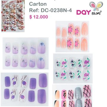 Imagen del producto DC0238N-4 UÑAS DECORADAS