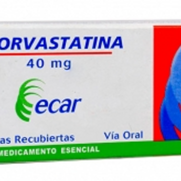 Imagen del producto ATORVASTATINA 40MG ECAR SOB X 10 TAB