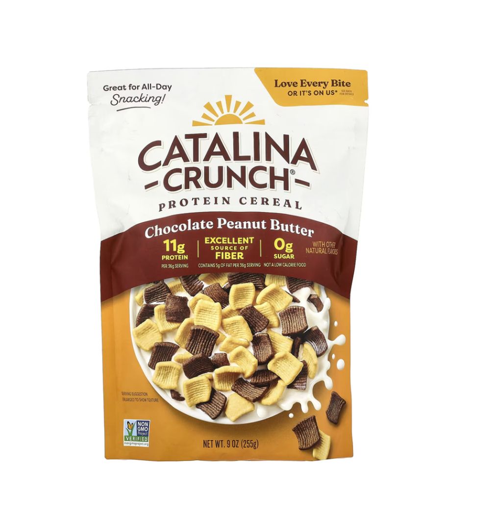 CATALINA CRUNCH CEREAL CHOCOLATE Y MANTEQUILLA DE MANI X 255GR