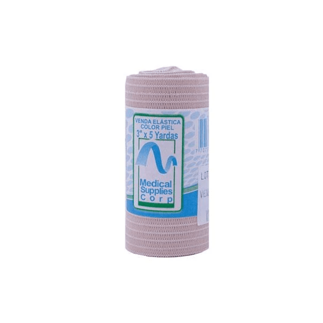 VENDA ELASTICA PIEL MEDICAL 3 X 5 YD UND