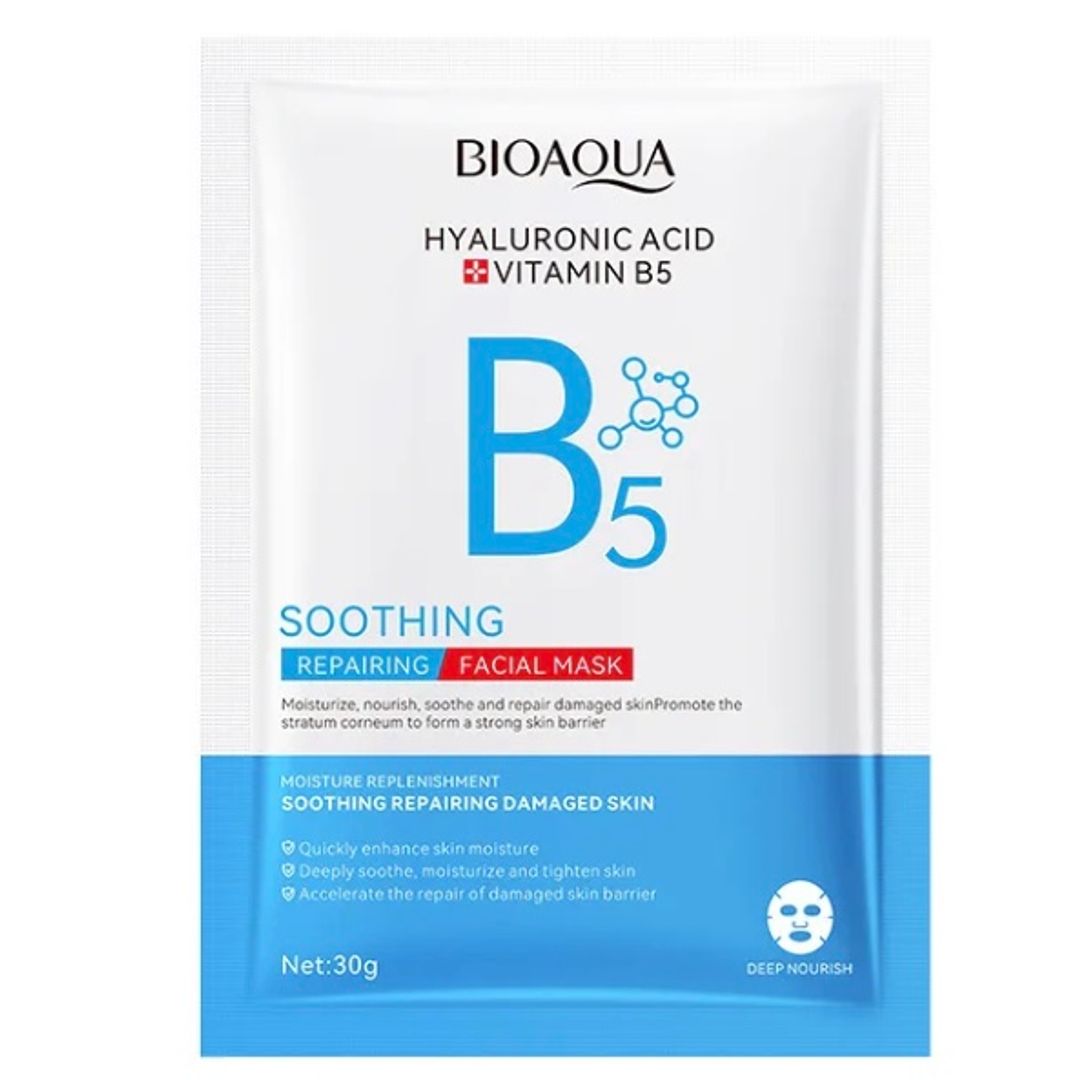 MASCARILLA FACIAL EN VELO VITAMINA B5 BIOAQUA