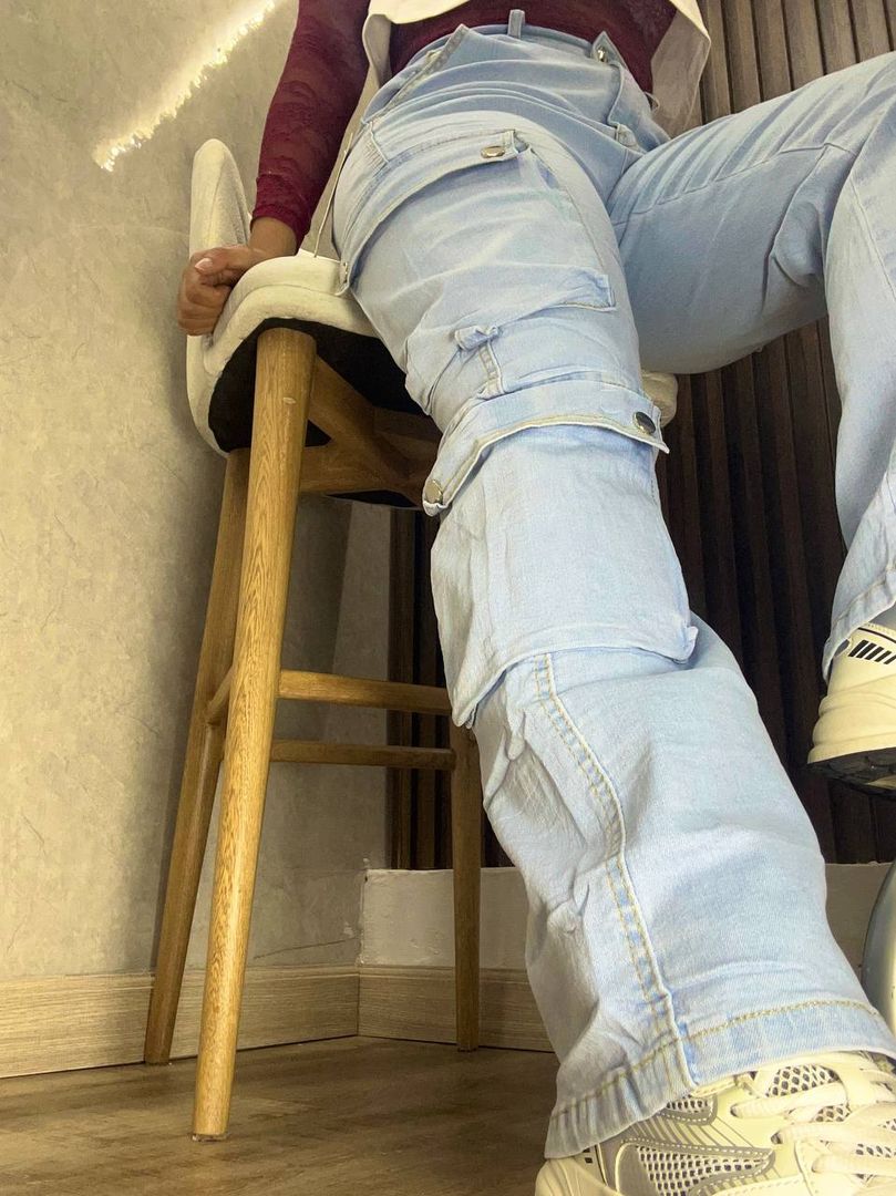 Jeans Elena boteli cargo 