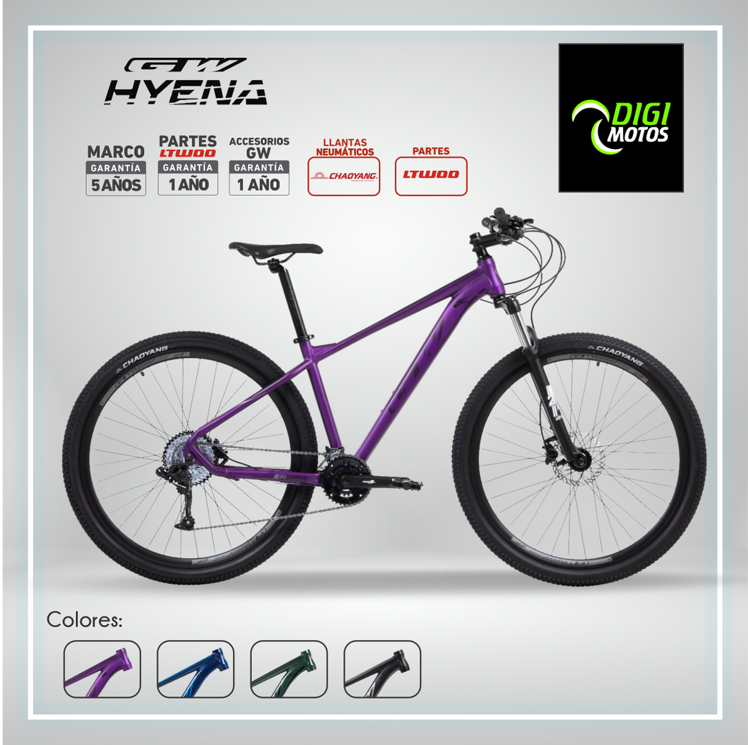 HYENA 9 VELOCIDADES FRENO HIDRAULICO