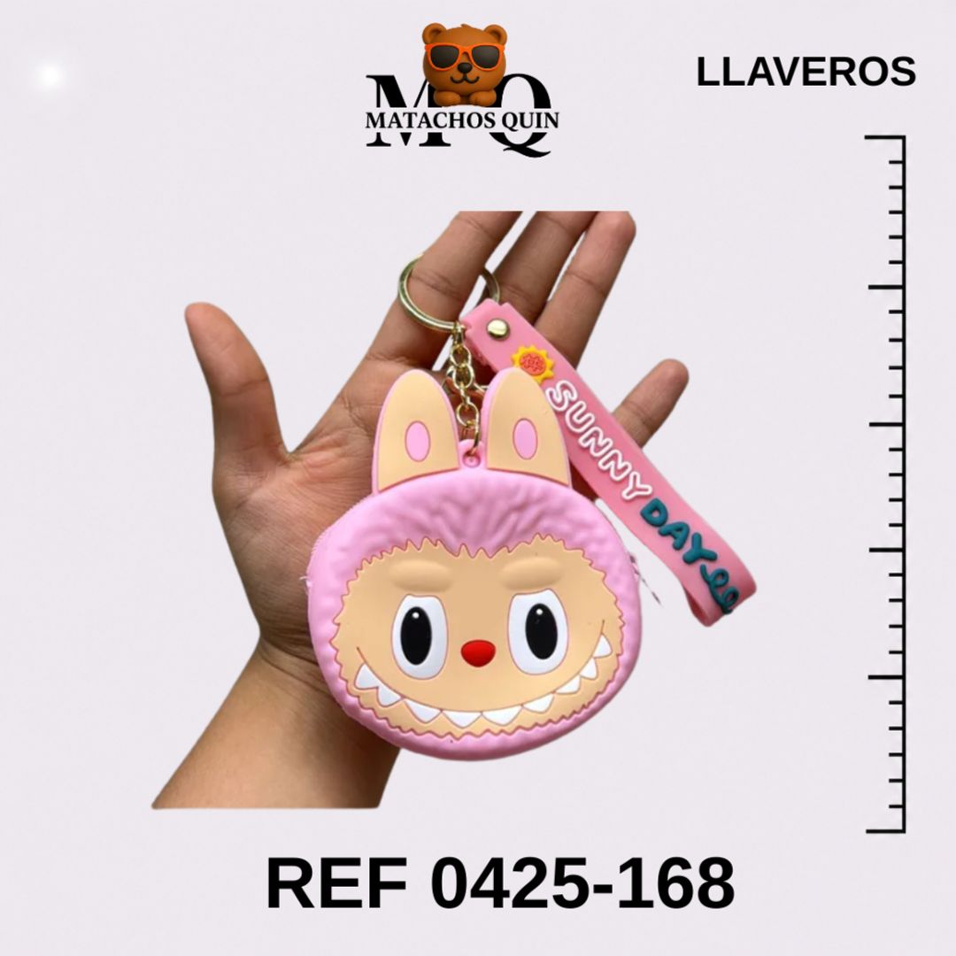 LLAVEROS TIPO MONEDERO DE LABUBU