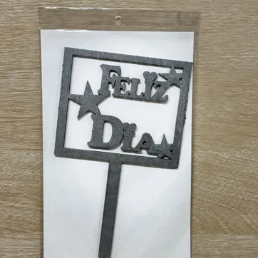 Imagen del producto 000 TOPPER GRANDE "FELIZ DÌA"