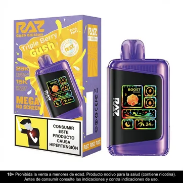 Imagen del producto Raz Triple Berry Gush 25.000 Puffs