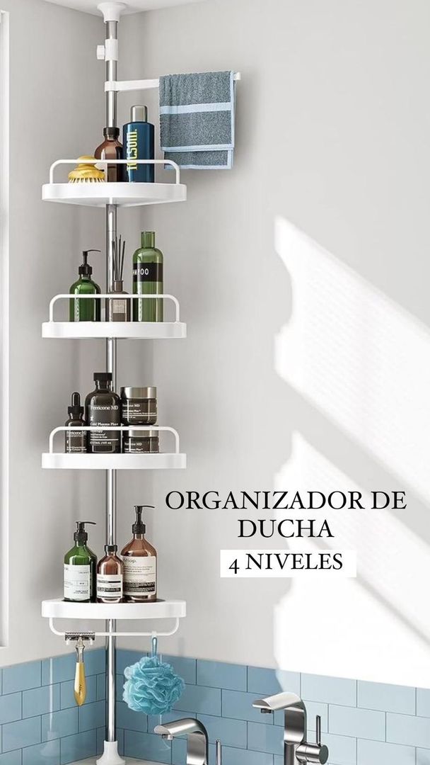 ORGANIZADOR DE DUCHA ESQUINERO