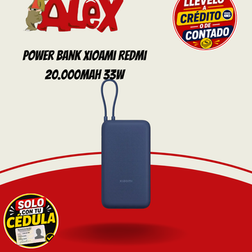 Imagen del producto Power Bank Xioami Redmi 20.000MAH 33W