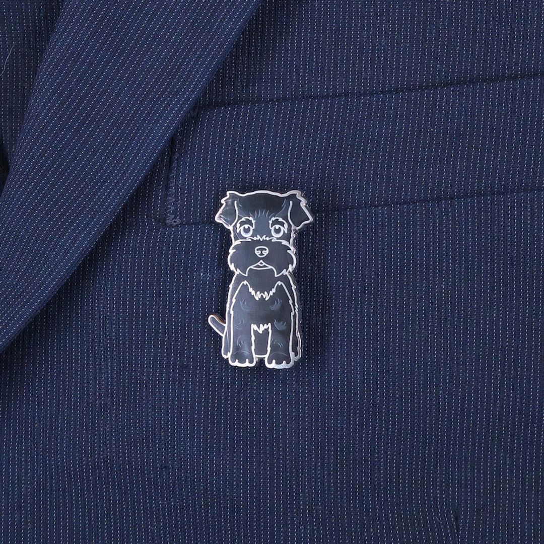 PIN SCHNAUZER NEGRO