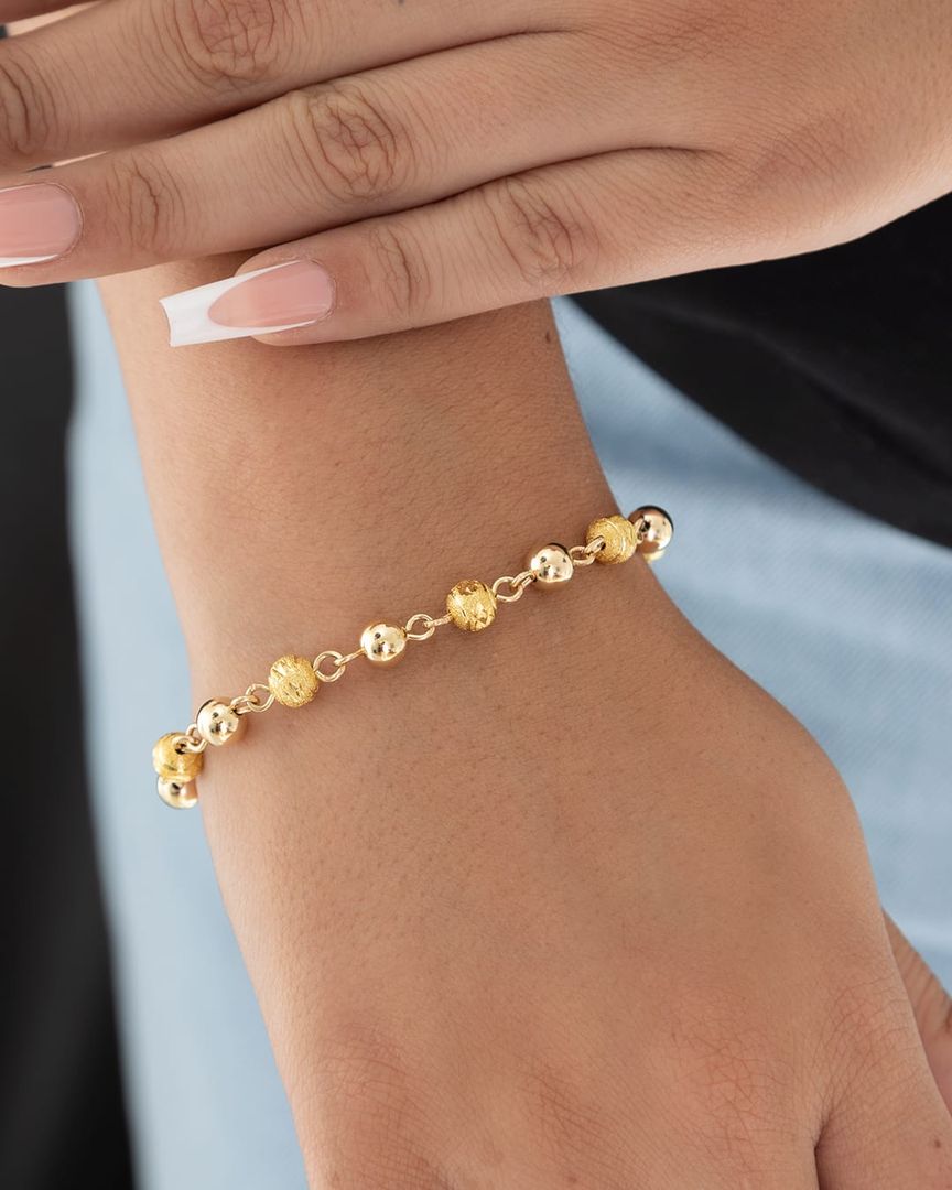 Pulsera zentorchada balín 6mm