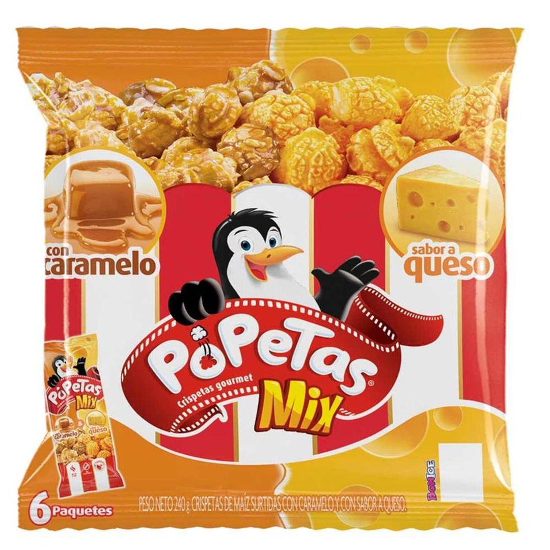 POPETAS CARAMELO QUESO*6*237G