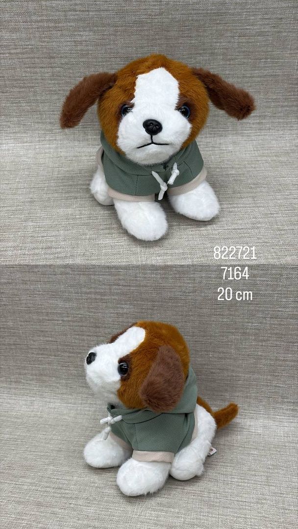 PERRITO CON BUZO 20 CM