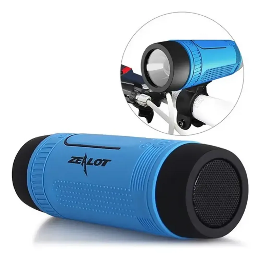 PARLANTE BLUETOOTH ZEALOT S1 CON SOPORTE PARA BICICLETA