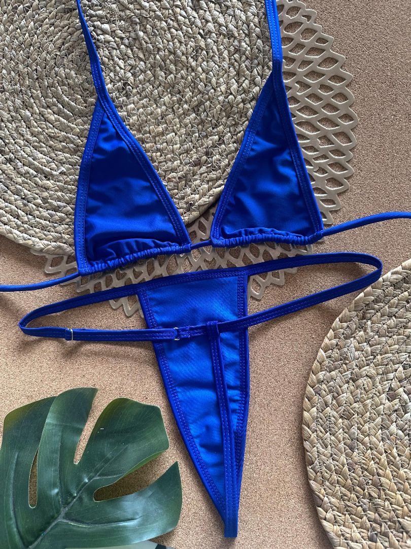 Minikini azul rey