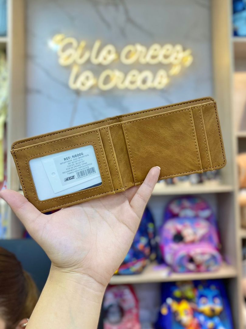 BILLETERA HOMBRE SINTÉTICA 