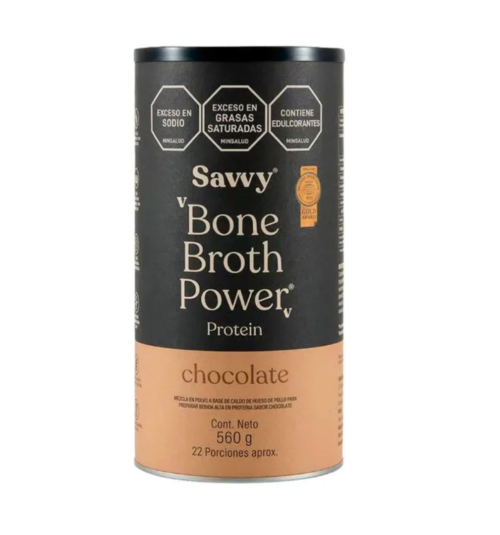 BONE BROTH POWER PROTEIN TARRO 560GR CHOCOLATE SAVVY