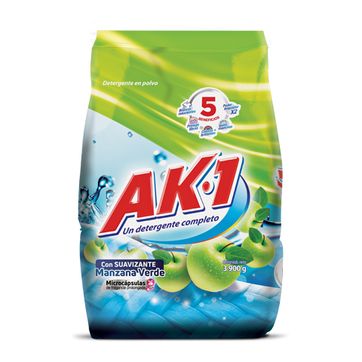 Imagen del producto DETERGENTE EN POLVO AK1 MANZANA X 450 GR