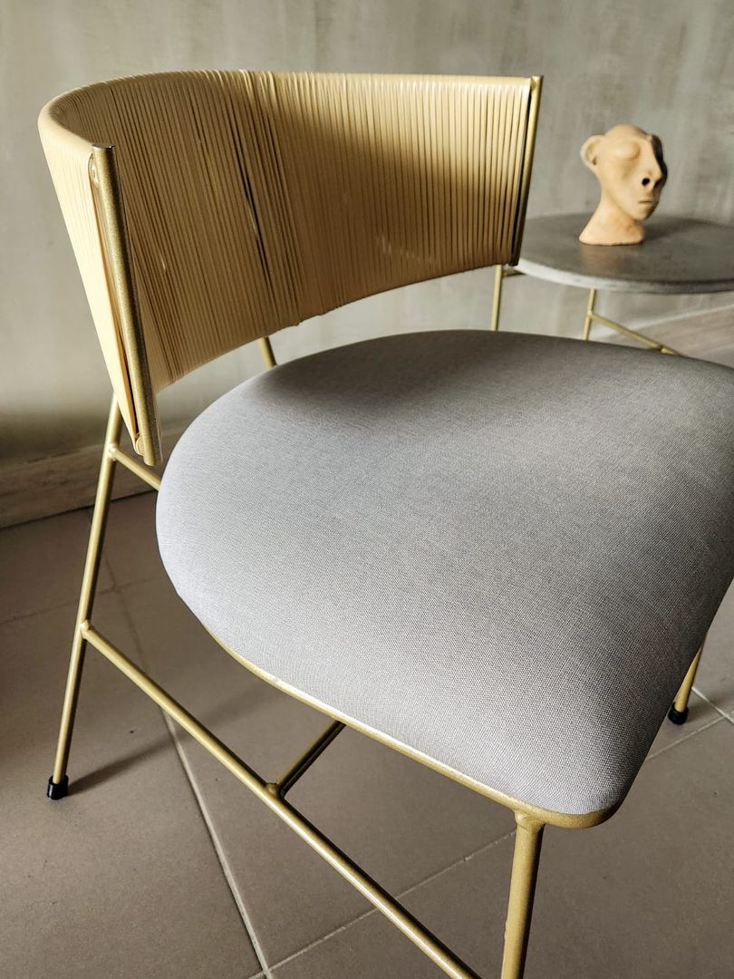 Silla Ágata tapizada