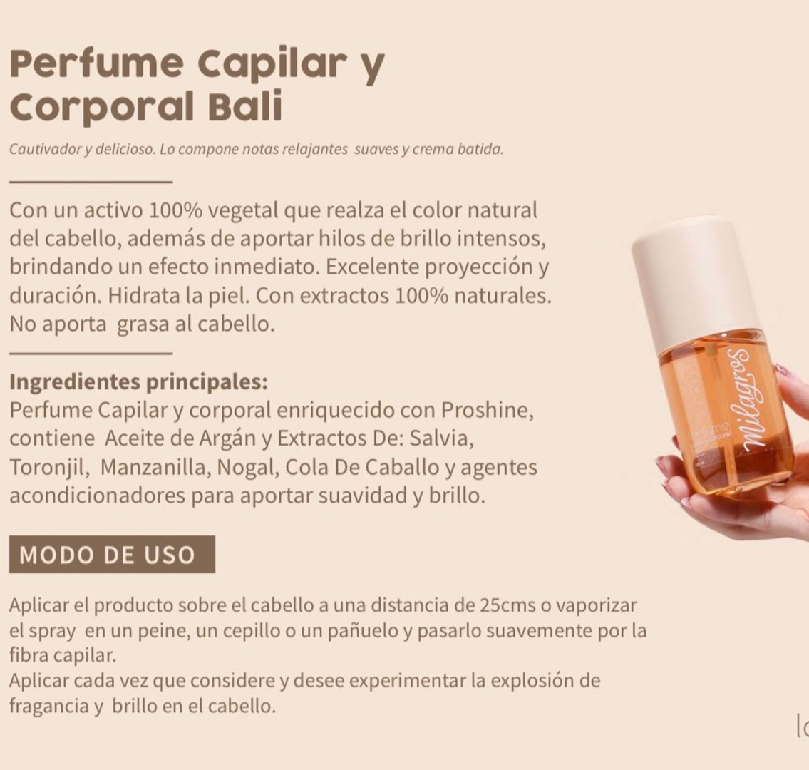 PERFUME CAPILAR BALI