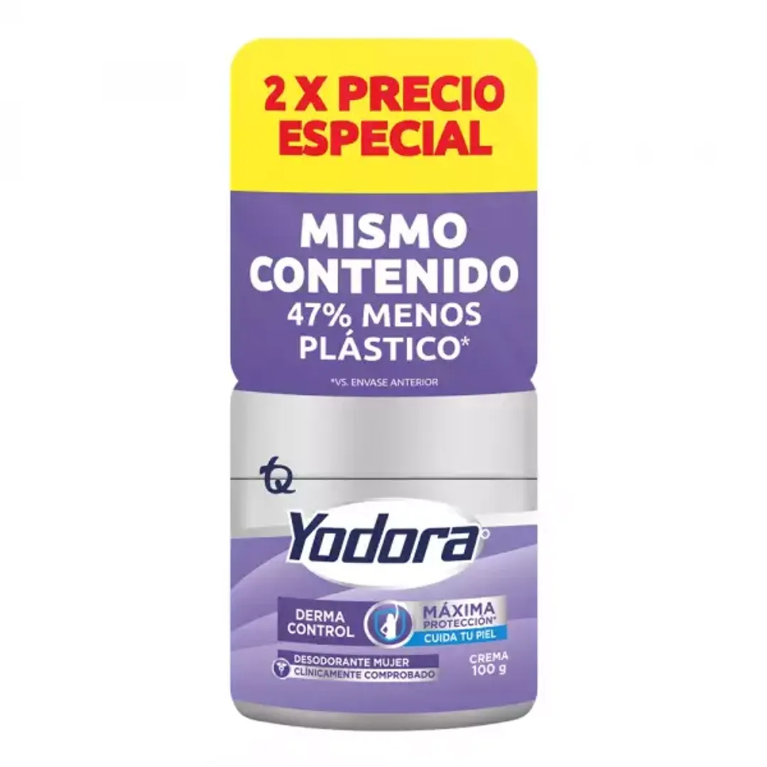 YODORA CREMA DERMA CONTROL*2*100G