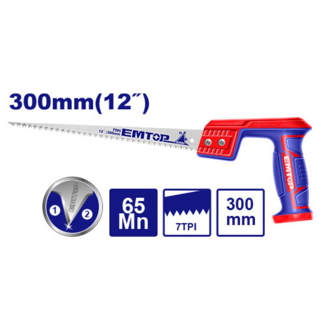 EMTOP SERRUCHO PARA PANEL YESO 12" CORTE RAPIDO SUPER EMTOP