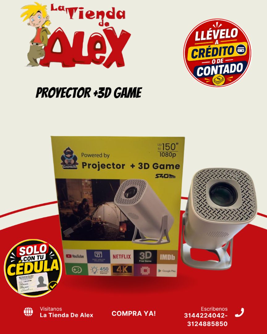 PROYECTOR +3D GAME 
