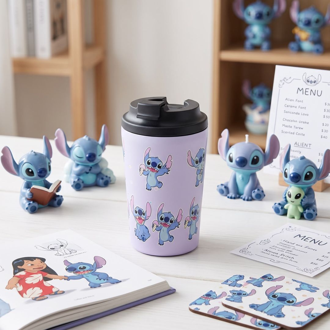 VASO TERMICO  CAFETERO DE STITCH