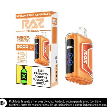 Imagen del producto Raz Tn Dragon Fruit Lemonade 9.000 Puffs