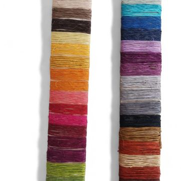 LÁMPARA EN TEJIDO NATURAL - imagen 3