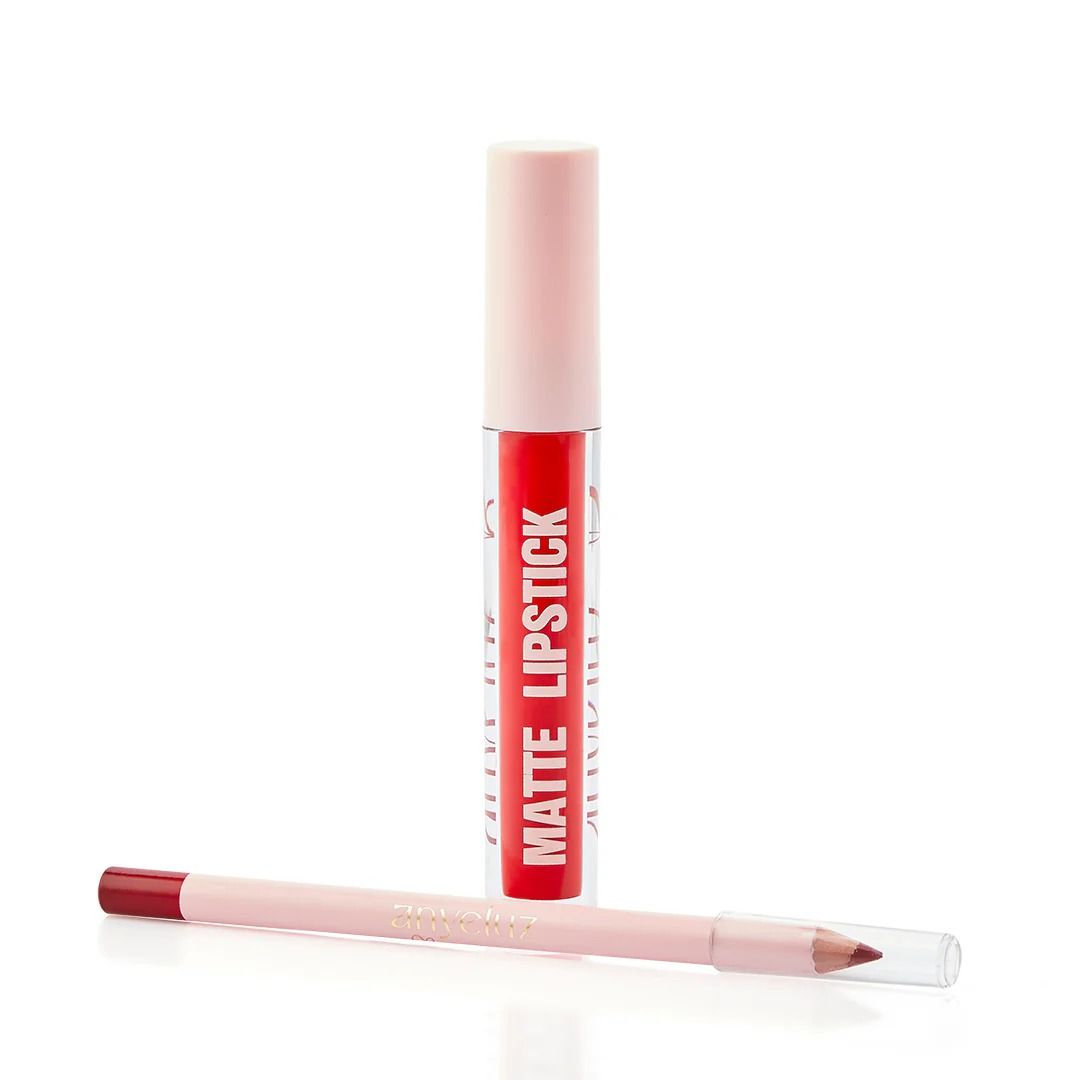 KIT DÚO LABIAL Y DELINEADOR DE LABIOS ANYELUZ