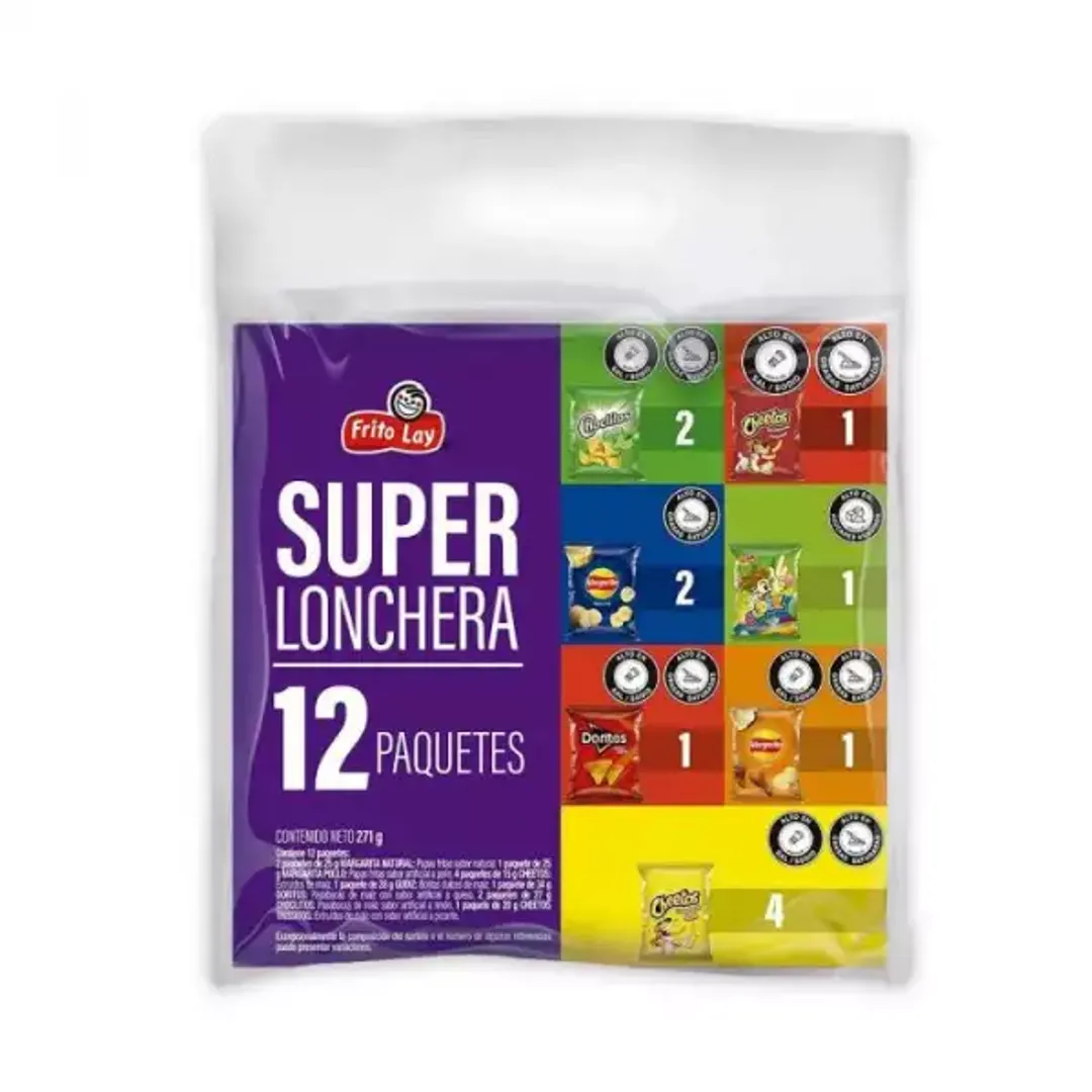 SUPER LONCHERA FRITO LAY*12