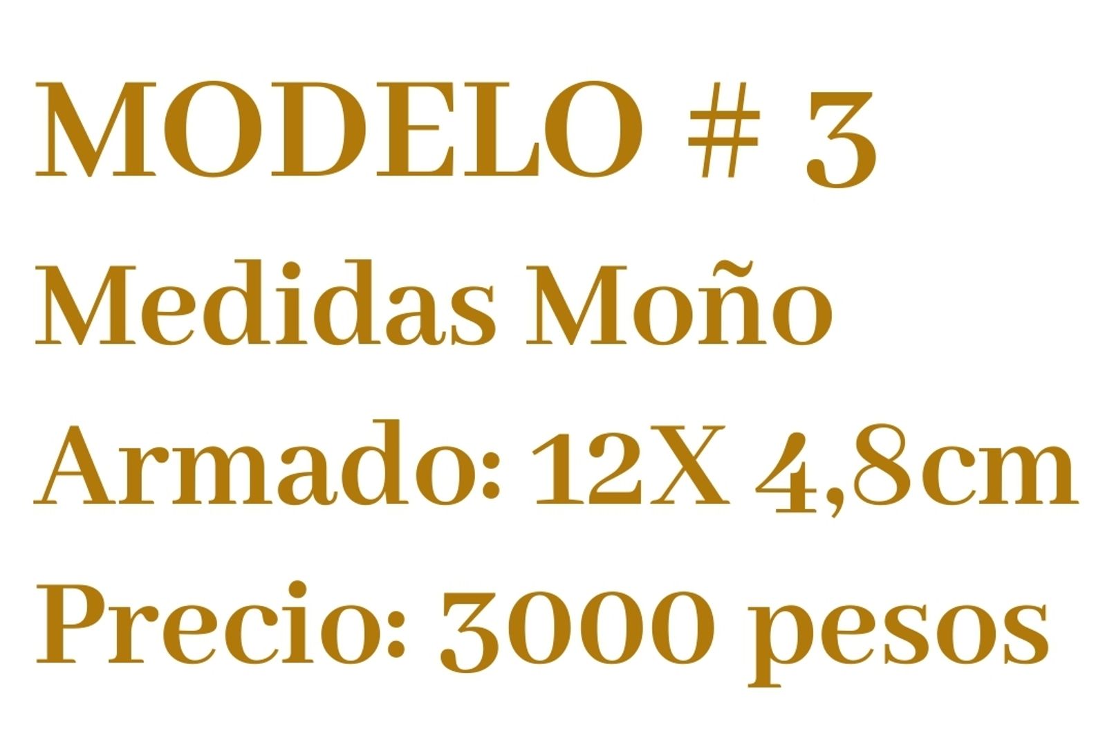 Molde 3 Único 