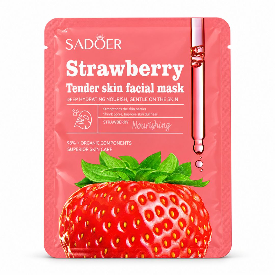Mascarilla facial de Fresa
