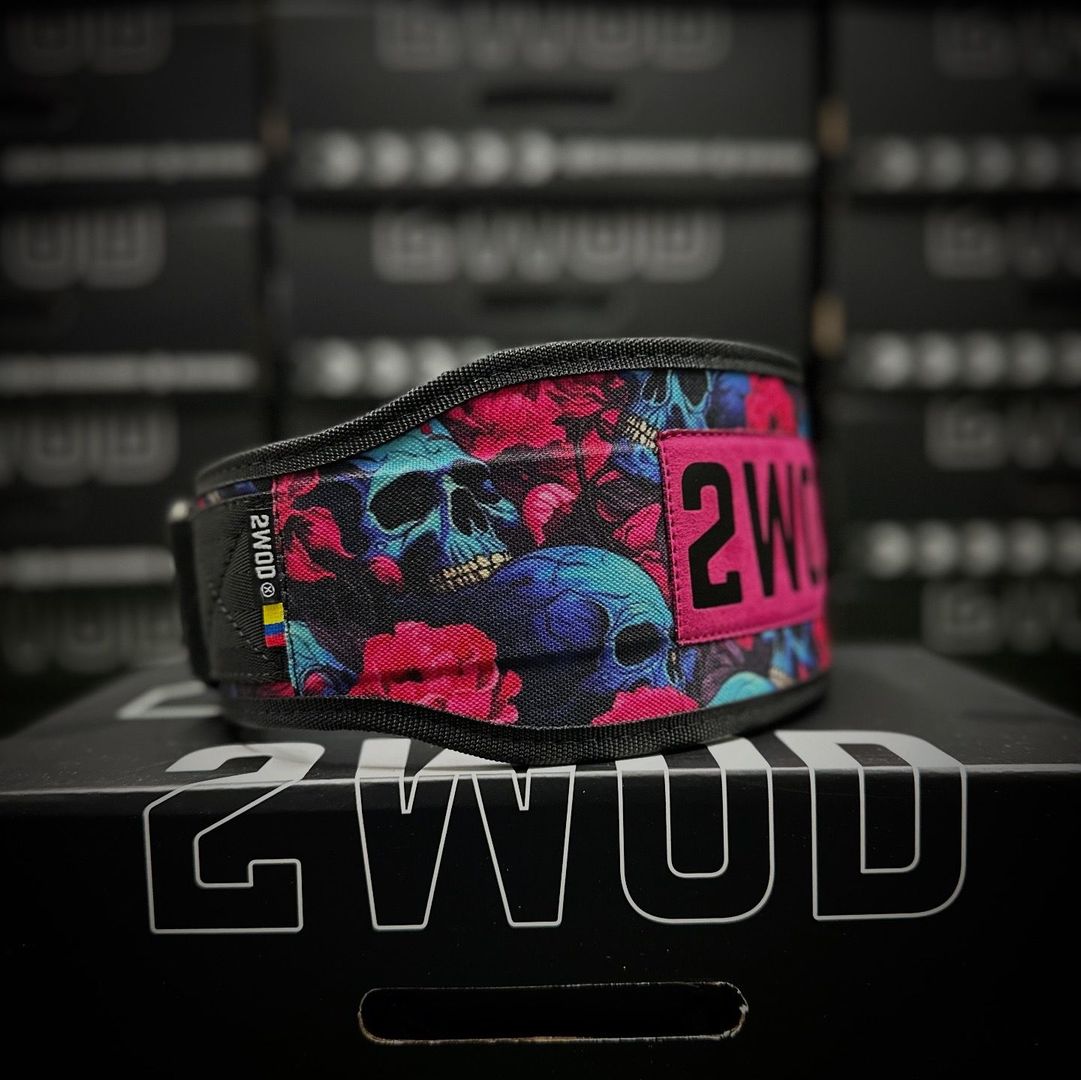 CINTURON SKULL FUCSIA