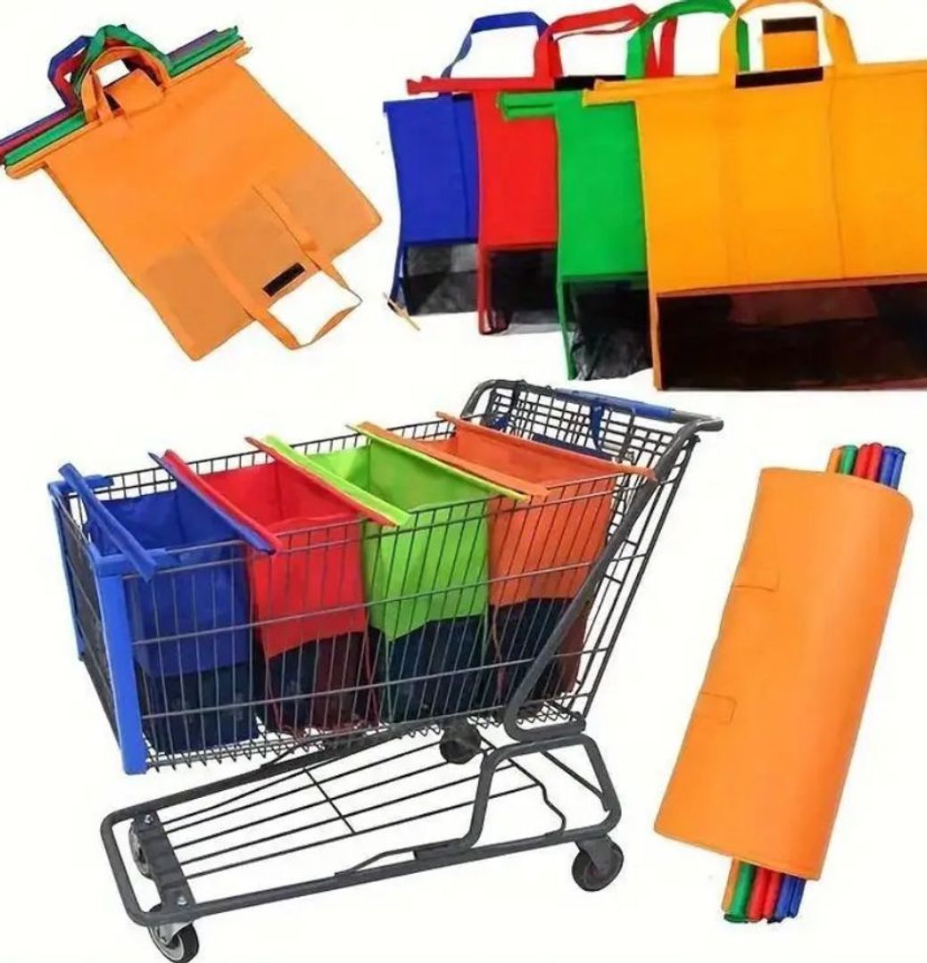 Set bolsas mercado X4 para carrito