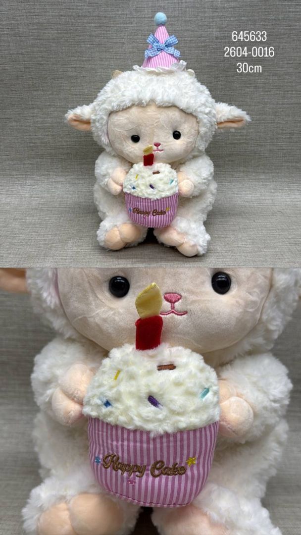 OVEJA CON PASTEL 30 CM